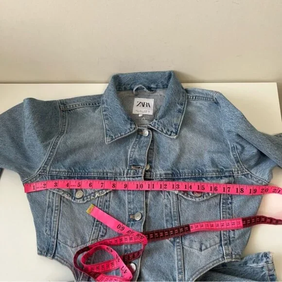 BLOGGERS FAV ZARA LIMITED EDITION CUT OUT SIDE DISTRESSED DENIM JUMPSUIT Size L - Picture 10 of 15
